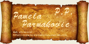 Pamela Parmaković vizit kartica